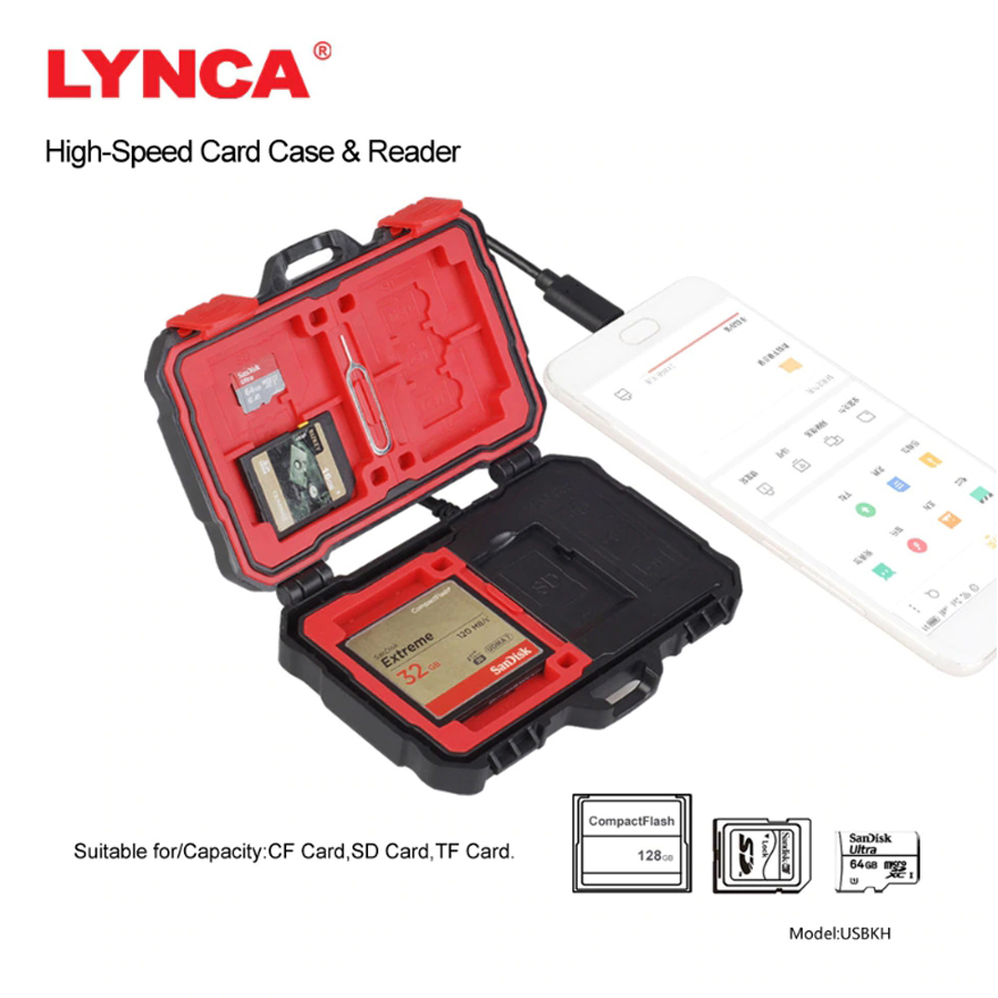 กล่องใส่การ์ด LYNCA KH15 MEMORY CARD BOX 