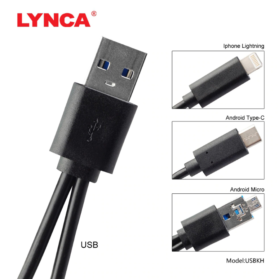 กล่องใส่การ์ด LYNCA USB KH MEMORY CARD BOX & Reader