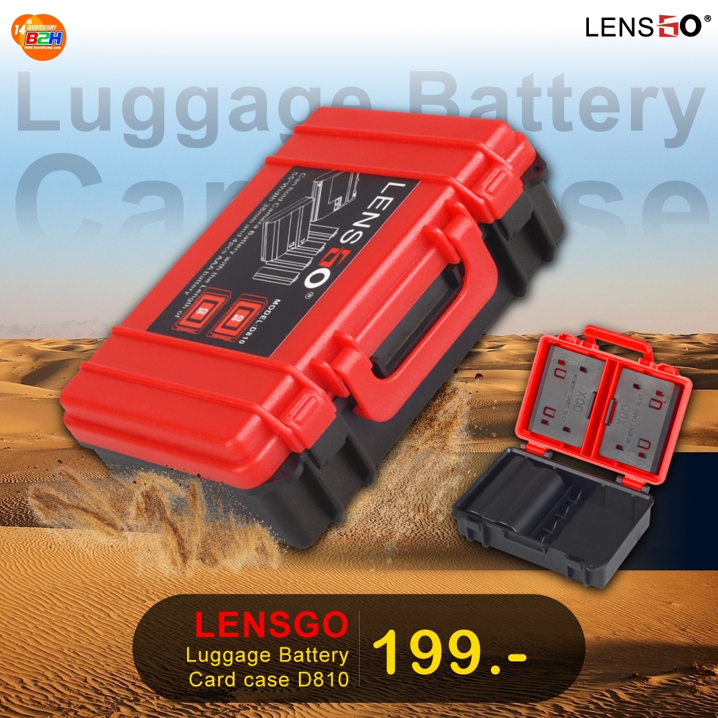 กล่องใส่การ์ด LENSGO D810 MINI BATTERY 4SD CASE