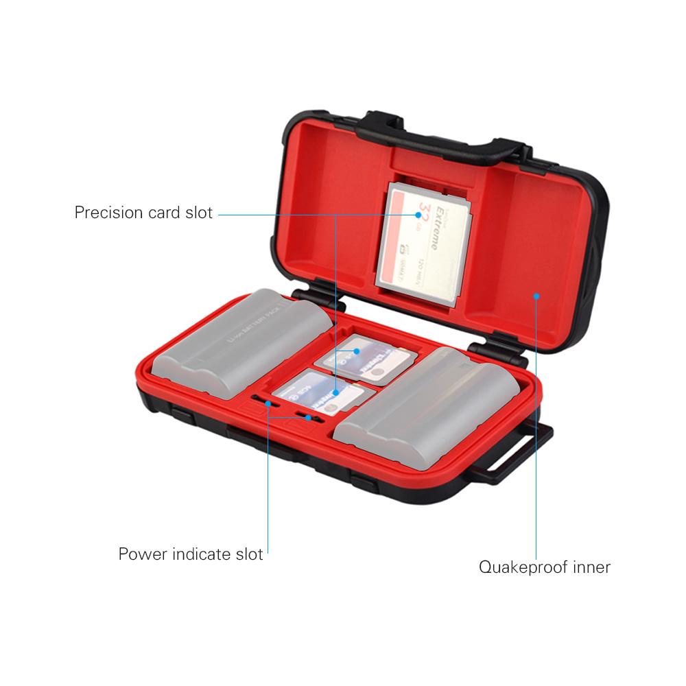 กล่องใส่การ์ด LENSGO D850 Luggage 2Battery 14SD CASE