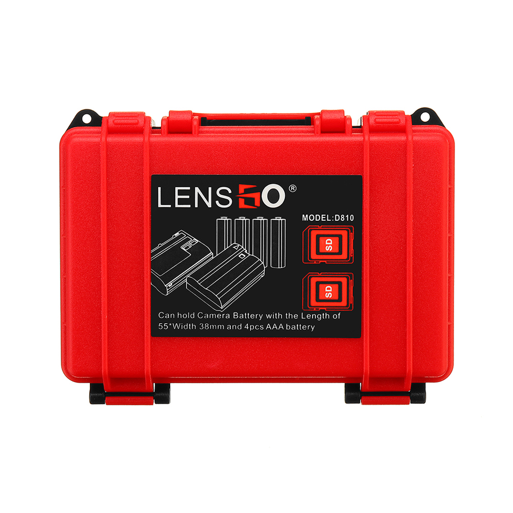 กล่องใส่การ์ด LENSGO D810 MINI BATTERY 4SD CASE