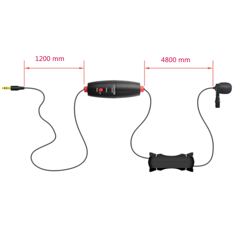 LENSGO LYM-DM1 Mini Lavalier Microphone For Camera/Smartphone