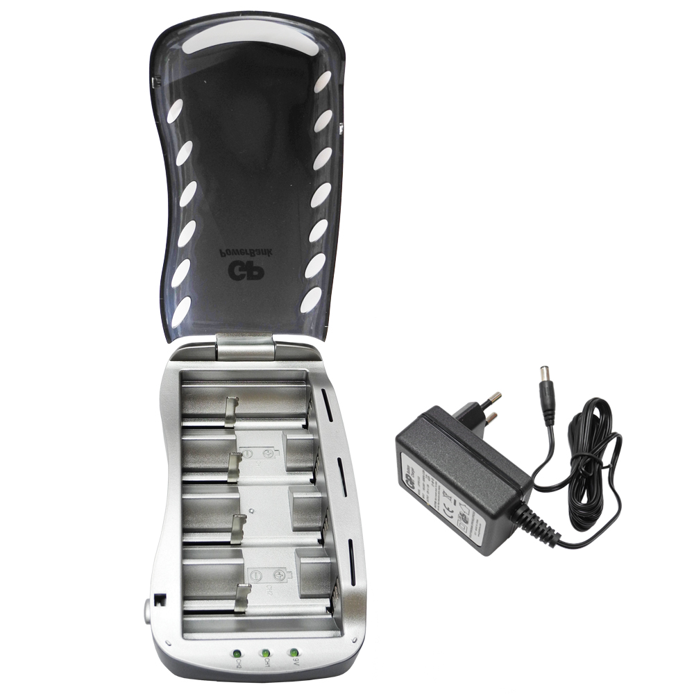 GP ReCyko Rechargeable Universal Charger work AA/AAA/C/D/9V NiMH  