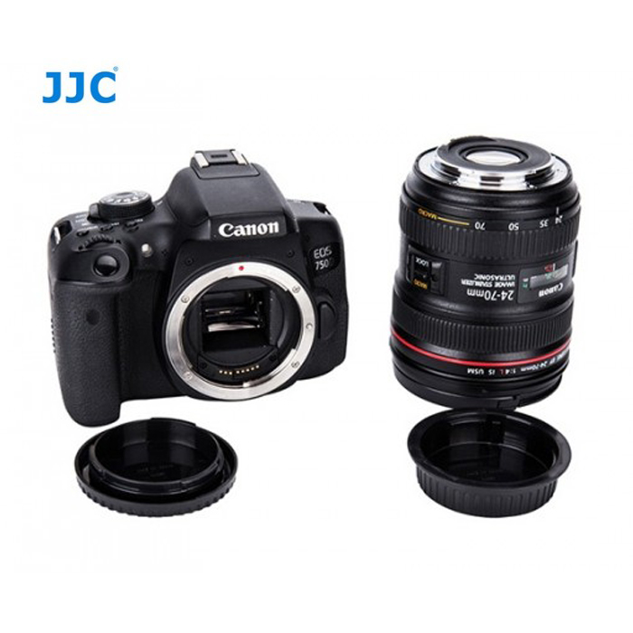 JJC L-R1 Rear Lens and Body Cap Cover for Canon EOS & EF/EF-S
