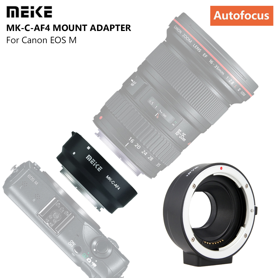 MEIKE Adapter Ring MK-C-AF4 for Canon EOS-M MEIKE Adapter Ring MK-C-AF4 for Canon EOS-M