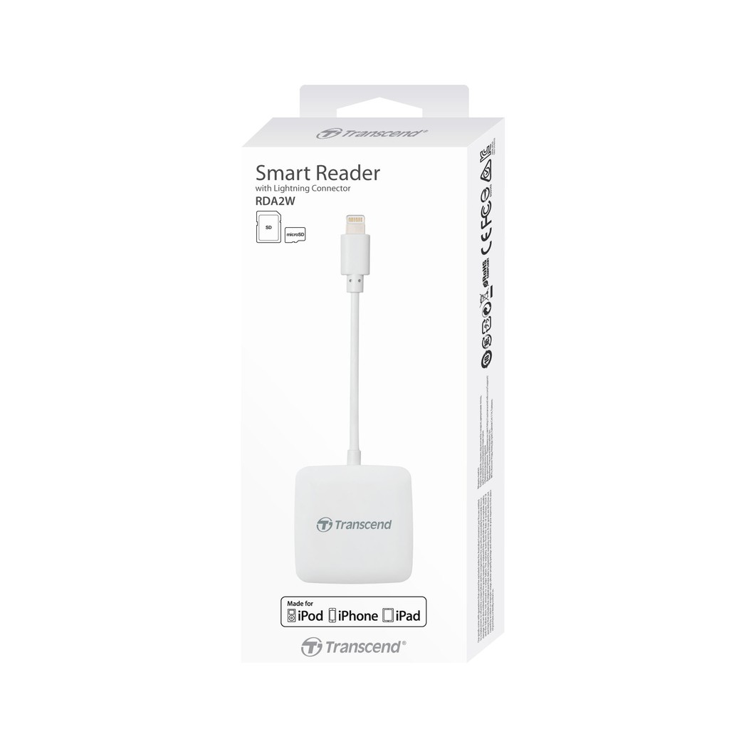 Transcend Smart Reader RDA2W for iPod, iPhone,iPad