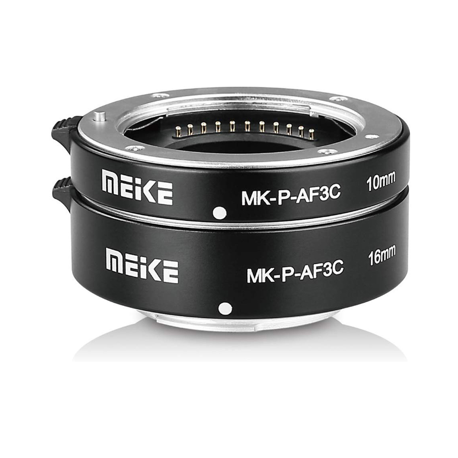 MEIKE MK-P-AF3C Metal Auto Focus Macro Extension Tube Set for M43 (Olympus/Panasonic)