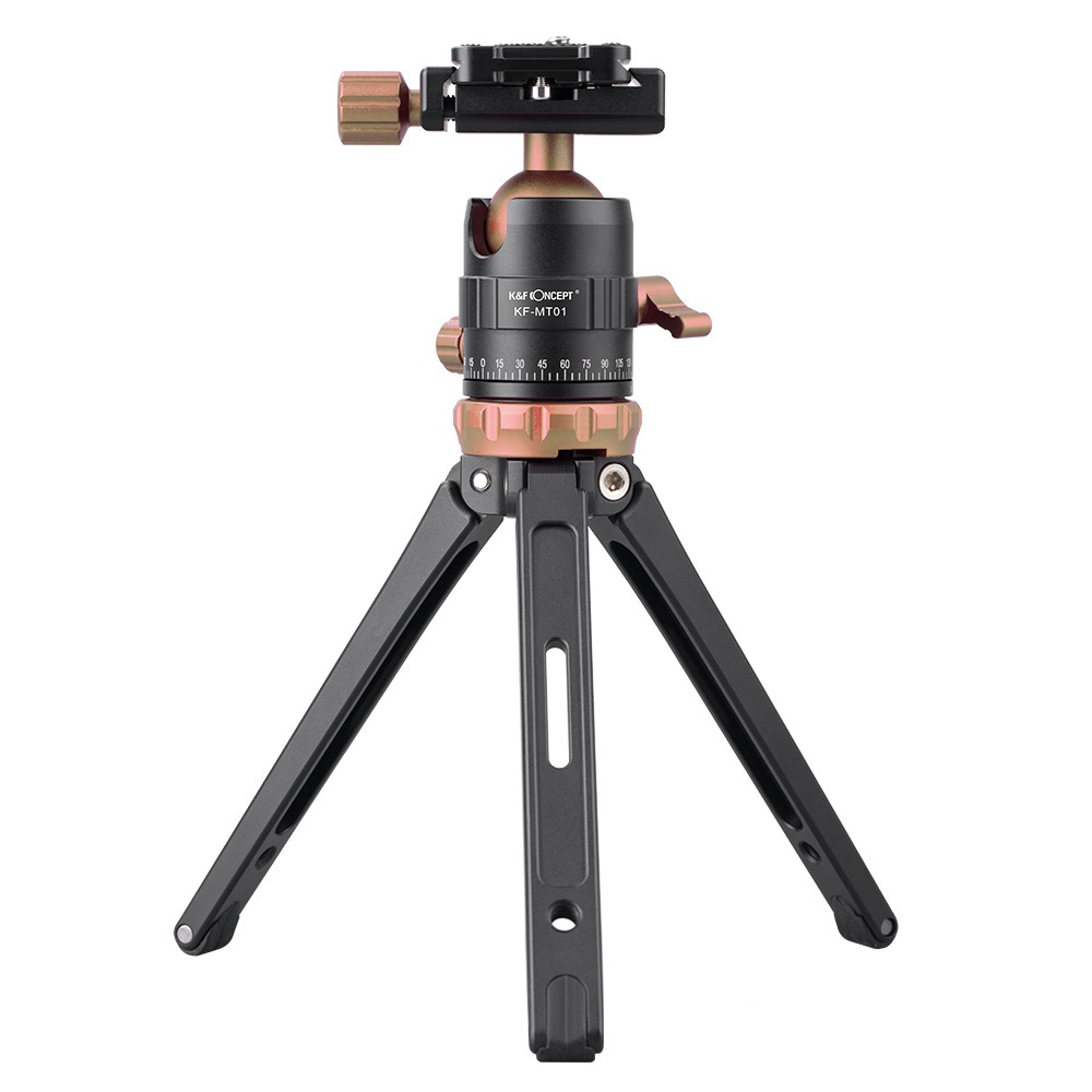 K&F Concept MT-01 mini Tripod Grey Aluminium  ขาตั้งกล้อง