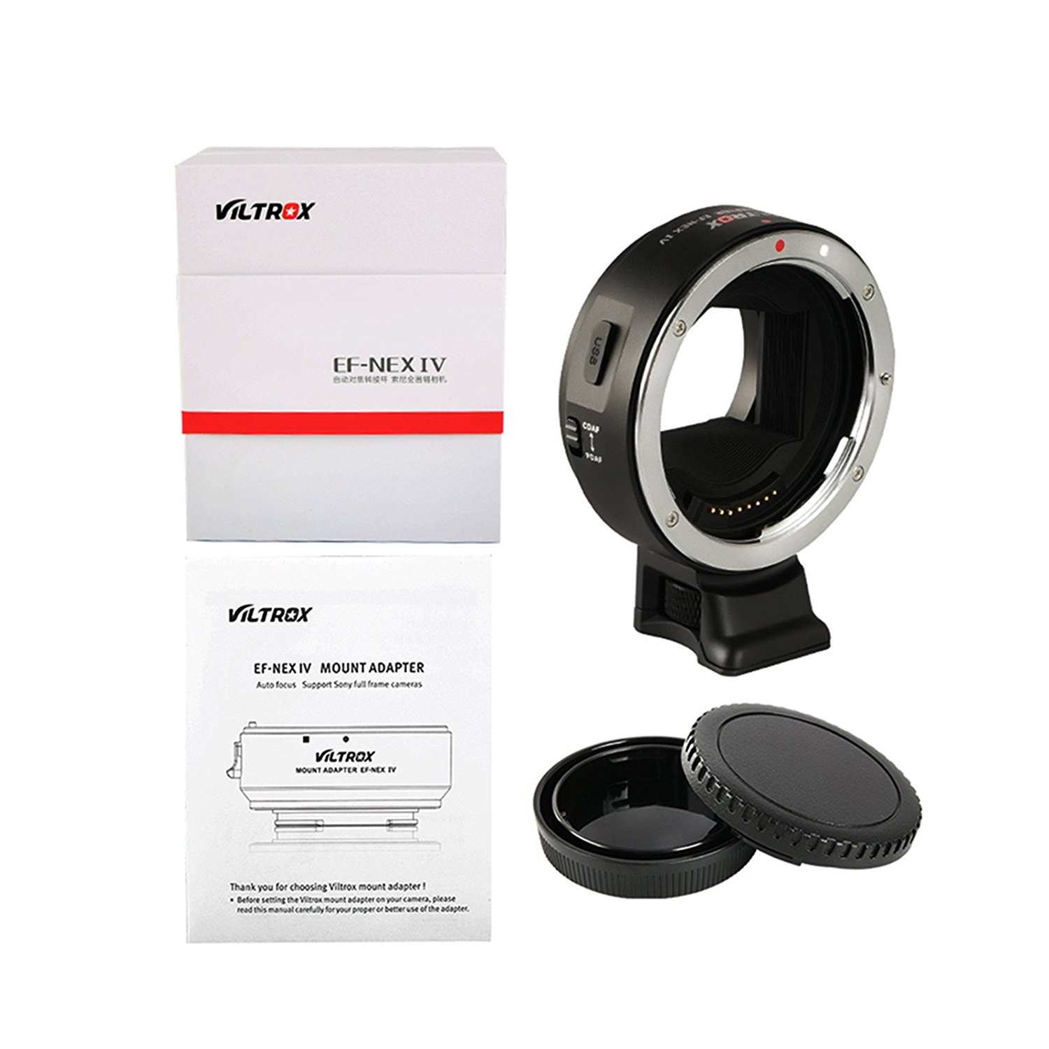 Viltrox EF-NEX IV Auto Focus Lens Mount Adapter (EF - NEX E FE)
