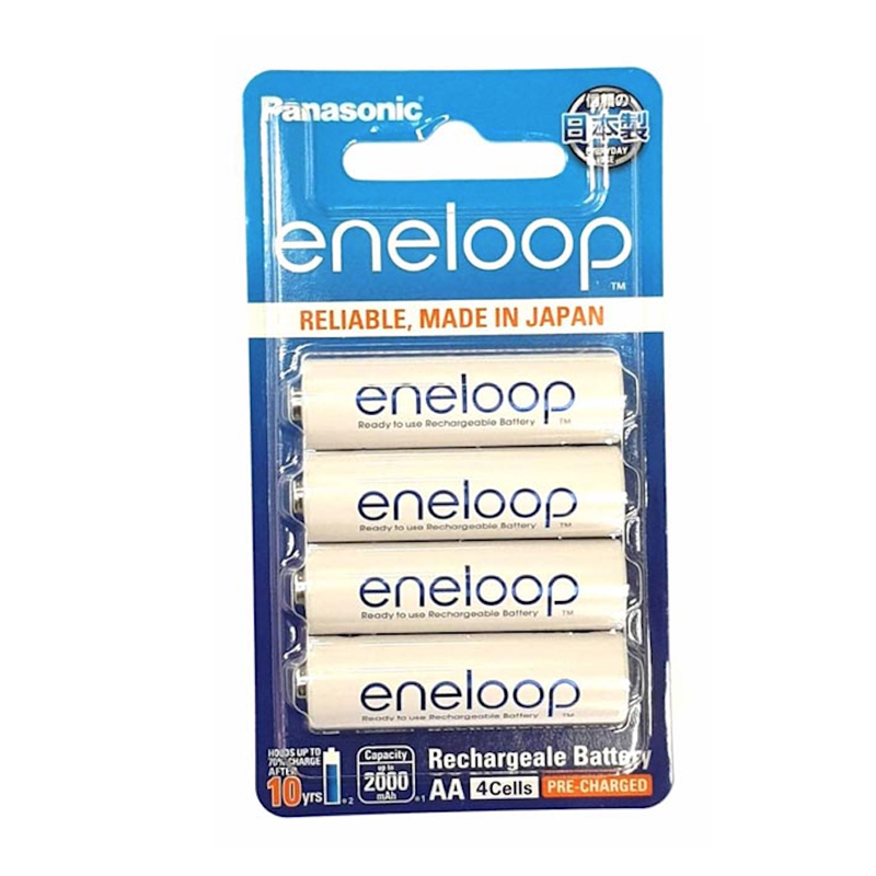 Panasonic Eneloop AA Pack 4 1900mAh Panasonic Eneloop AA Pack 4 1900mAh