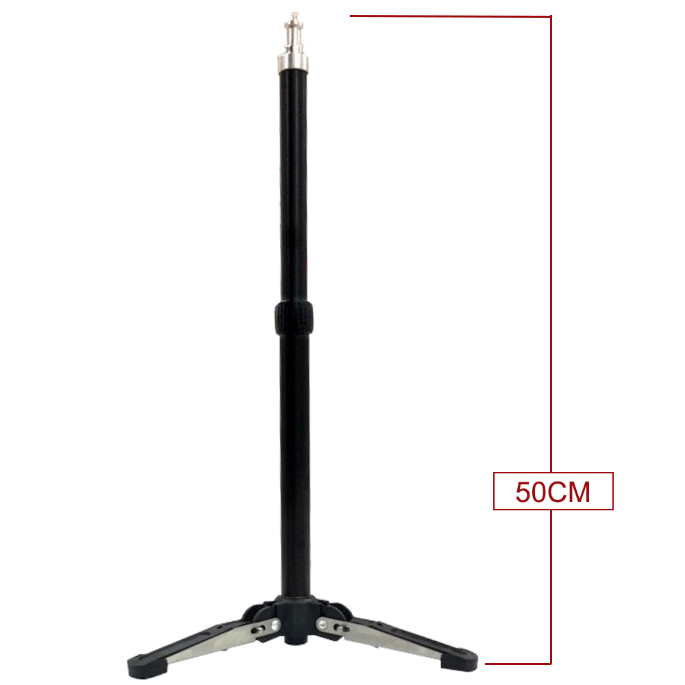 ขาตั้ง QZSD Lightstand LS10 50cm Aluminium for Ringlight Phone Ipad