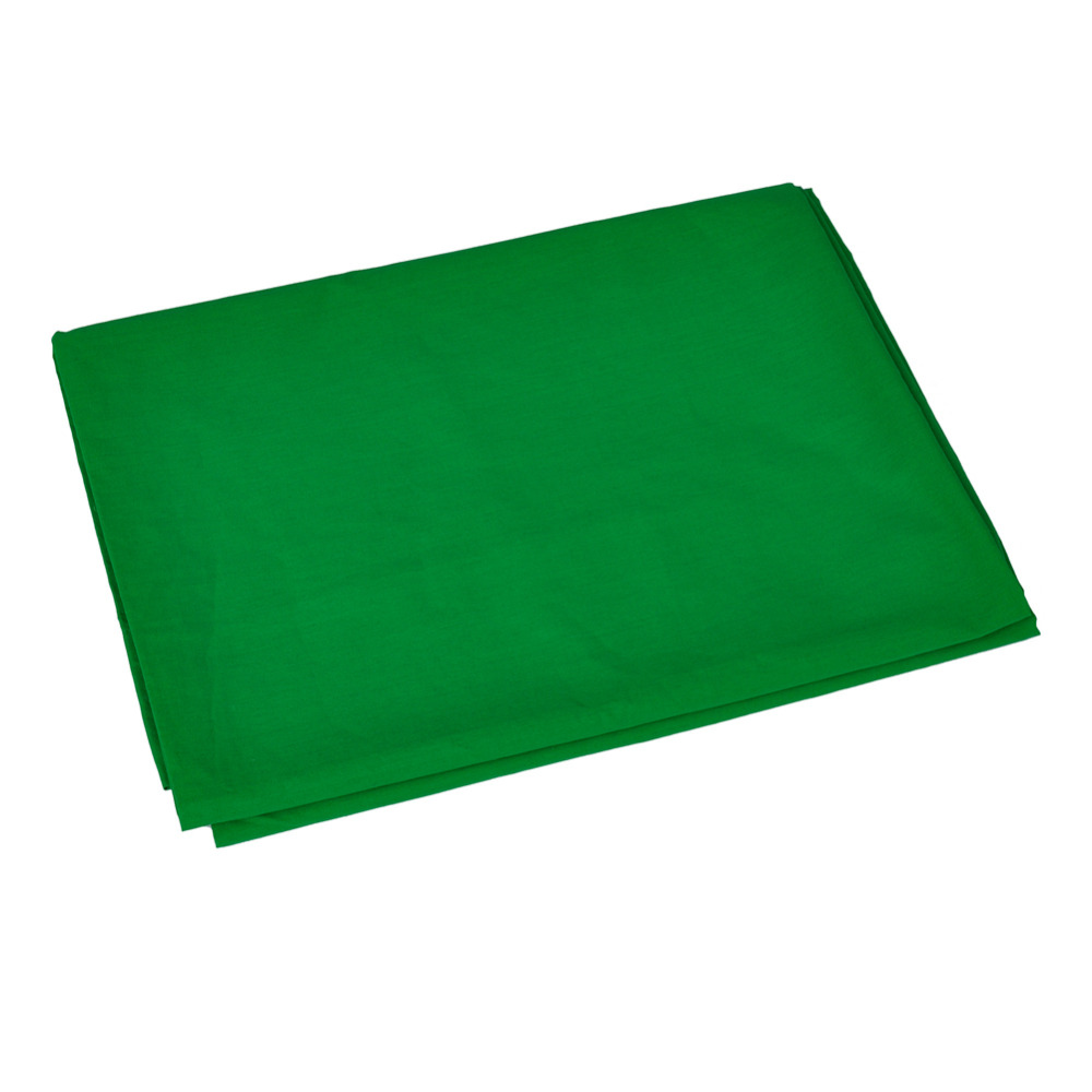 ผ้าฝ้ายมัสลิน ผ้าฉากสตูดิโอ ขนาด 3x6 เมตร สีเขียว