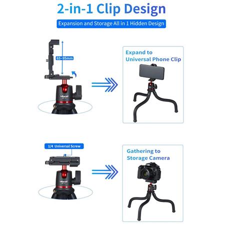 ULANZI MT-11 Multi-functional Octopus Tripod ขาปลาหมึก