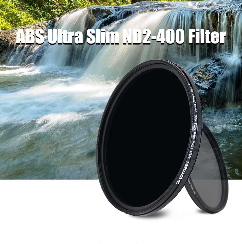 K&F Concept ND2-32 Variable Neutral Density ND Filter Nano-X Coated 77mm