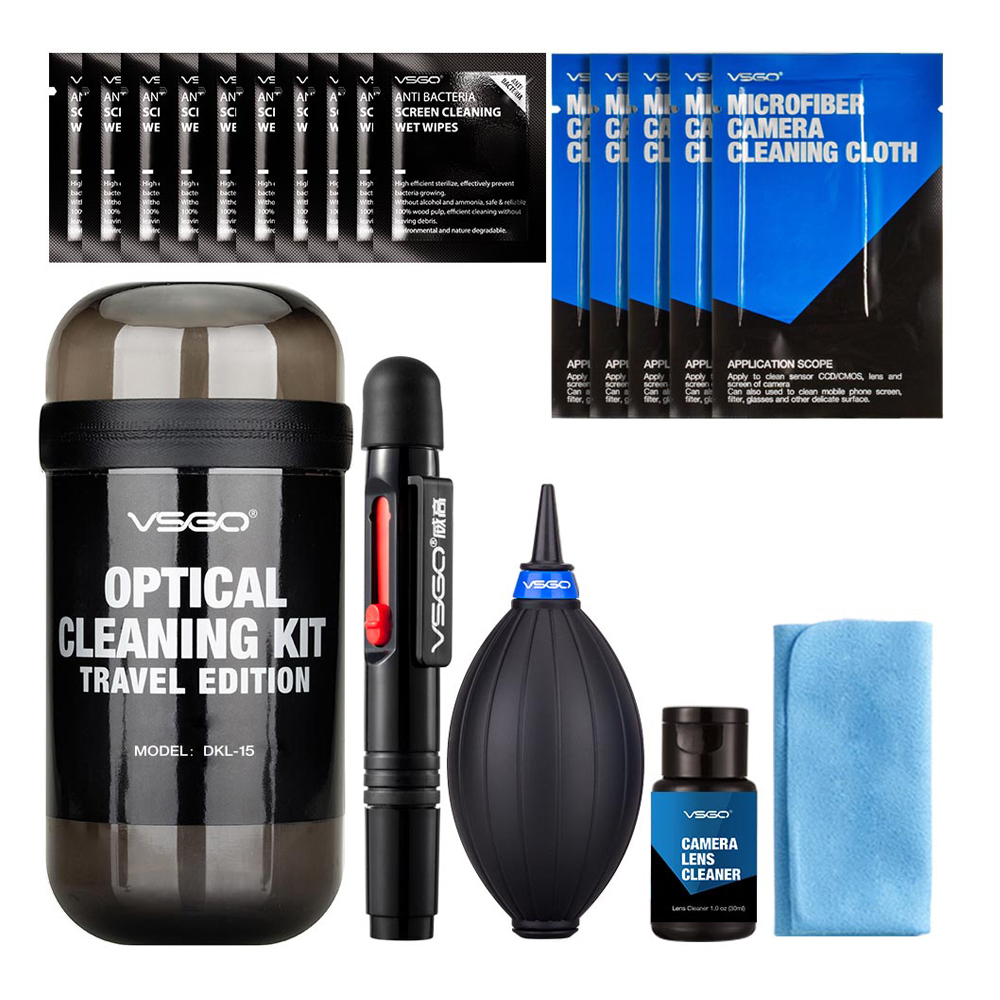 VSGO OPTICAL CLEANING KIT TRAVEL EDITION DKL-15