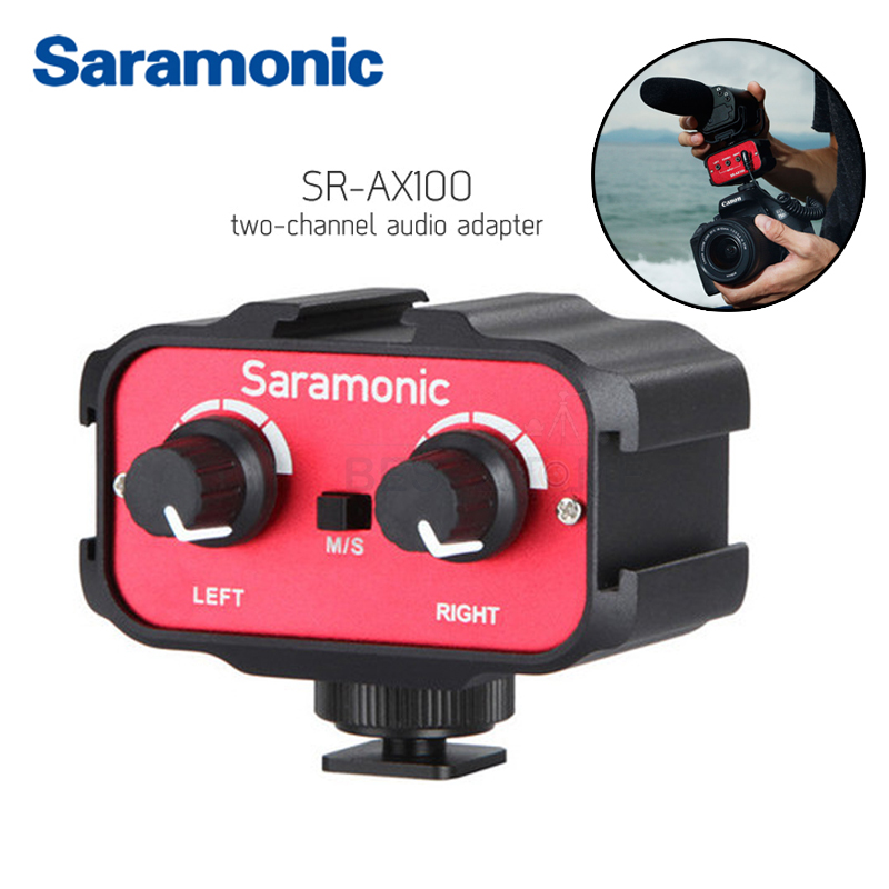 Saramonic SR-AX100 2-Channels 3.5mm Audio Adapter Saramonic SR-AX100 2-Channels 3.5mm Audio Adapter