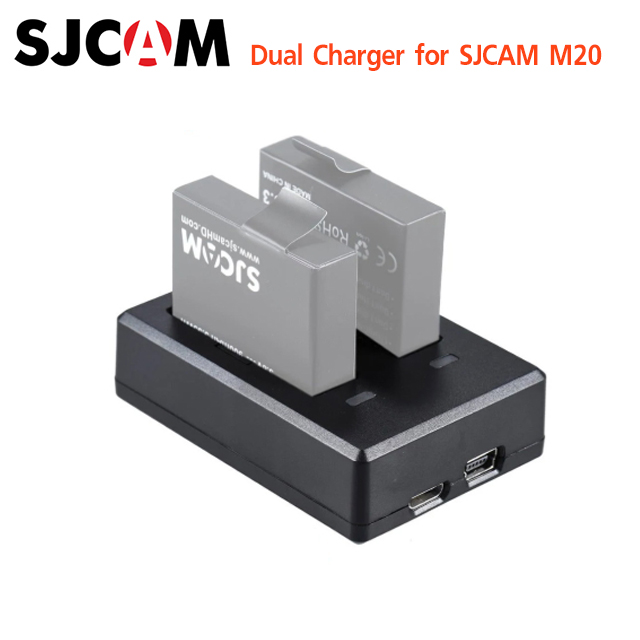 DUAL CHARGER FOR ACTION CAM SJcam M20