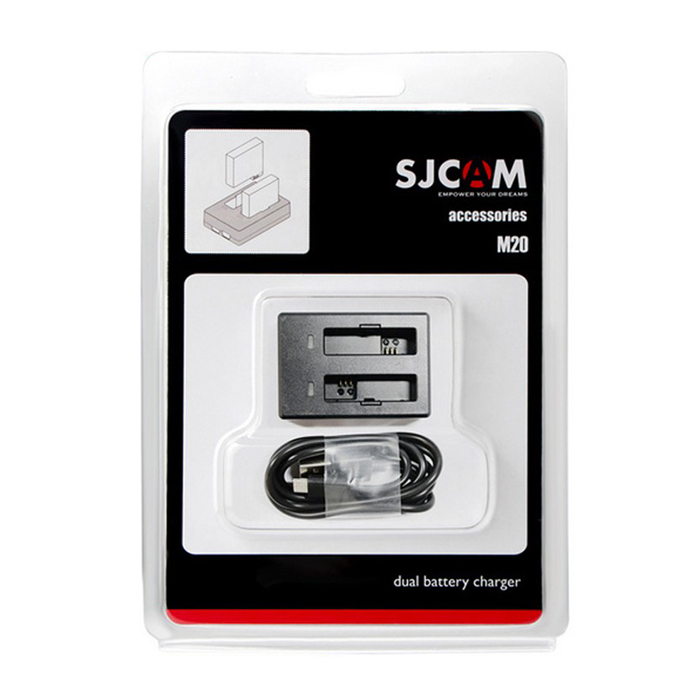 DUAL CHARGER FOR ACTION CAM SJcam M20