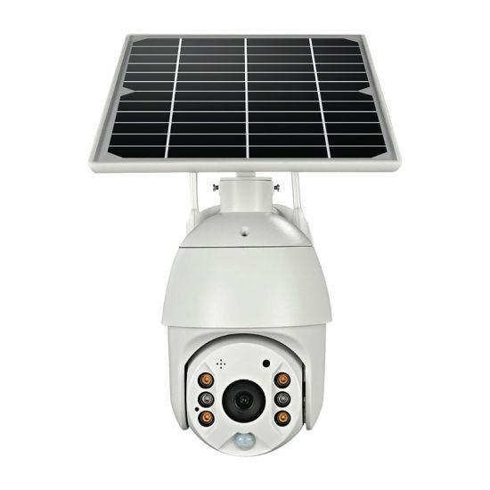 Intelligent Solar Energy Alert PTZ Camera WiFi Waterproof 