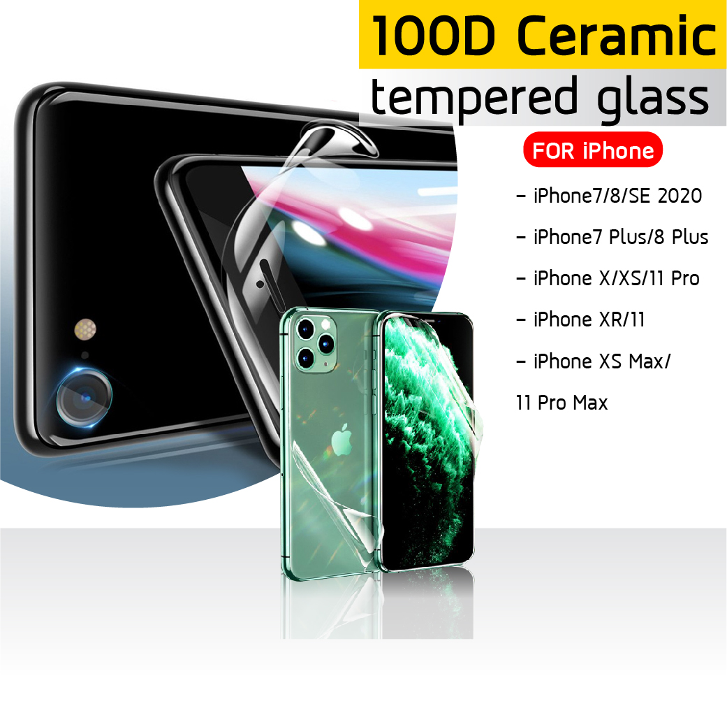 ฟิล์มกันรอย เซรามิก กระจกนิรภัย 100D Ceramic Nano Glass Film For iPhone XR/11 ฟิล์มกันรอย เซรามิก กระจกนิรภัย 100D Ceramic Nano Glass Film For iPhone XR/11
