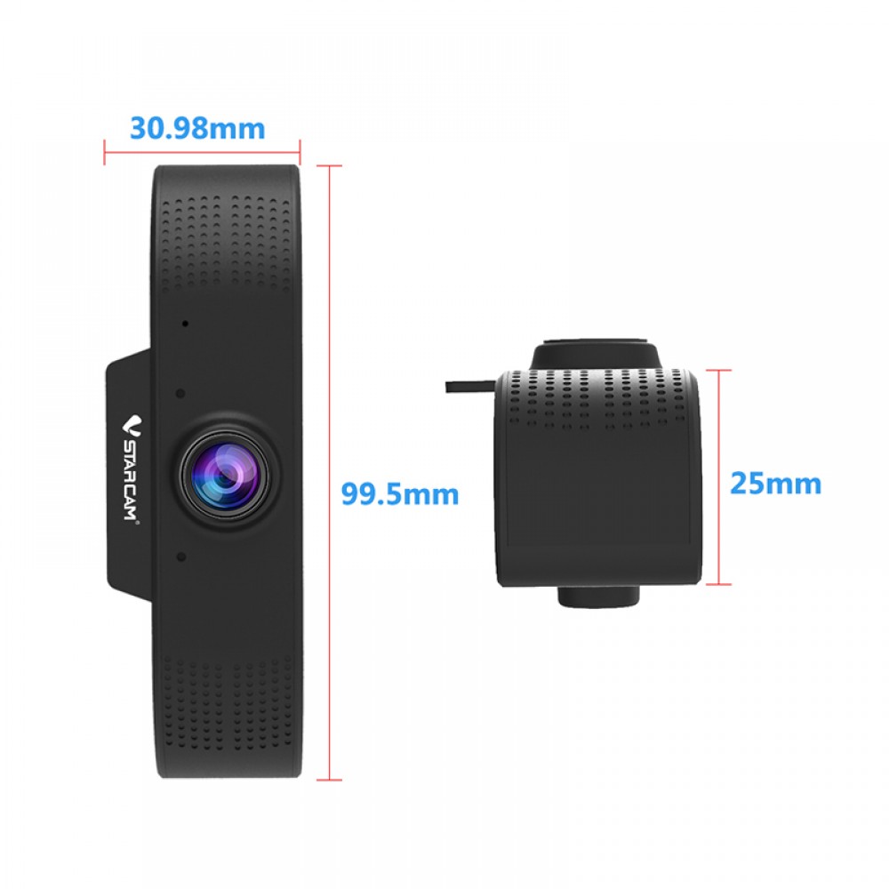 Webcam U1-2.0MP 1080P USB Webcamera Hisilicon chip,support Mircophone