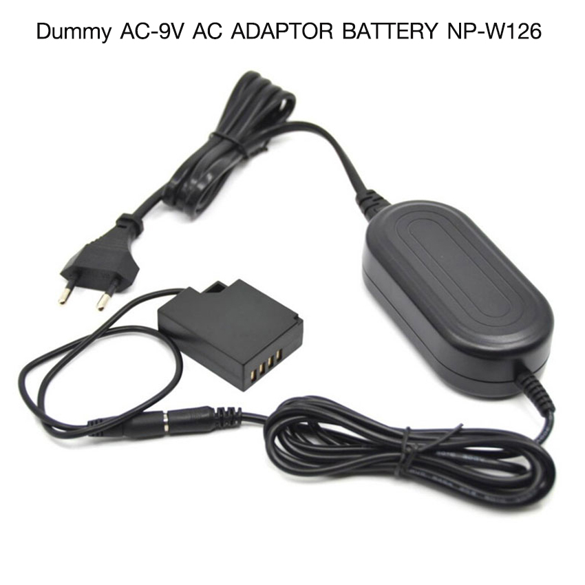 Dummy Battery AC-9V AC Adapter Battery NP-W126 for Fuji XA2, X-Pro1, XE1, XT20, XT2 Dummy Battery AC-9V AC Adapter Battery NP-W126 for Fuji XA2, X-Pro1, XE1, XT20, XT2
