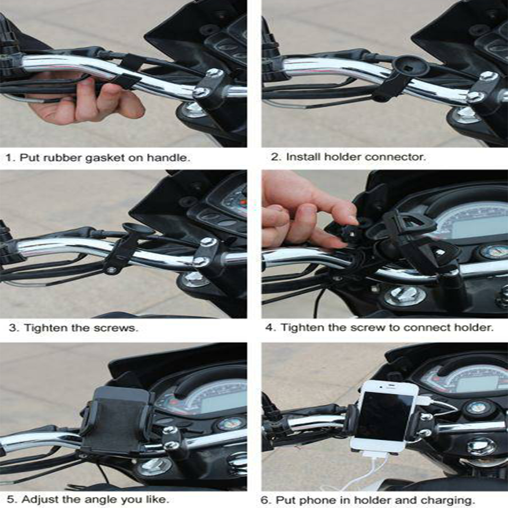 USB HOLDER CHARGER FOR MOTORCYCLE/ELECTRIC BIKE