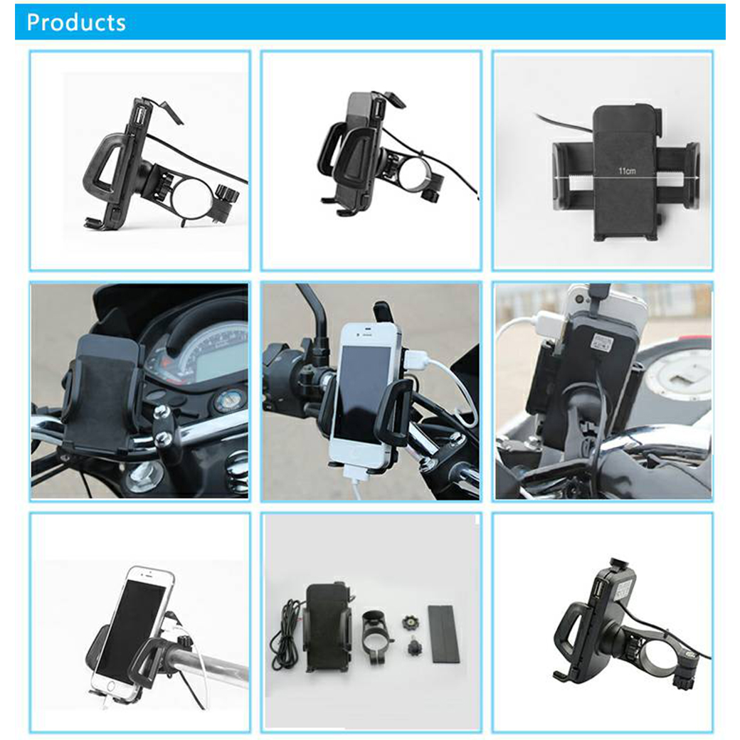 USB HOLDER CHARGER FOR MOTORCYCLE/ELECTRIC BIKE
