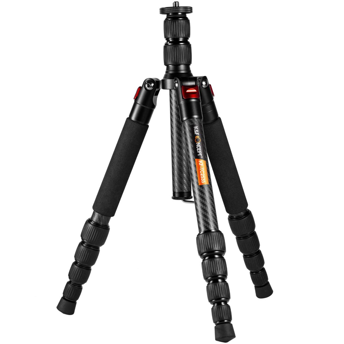 K&F Concept Tripod TM2235 Silver Aluminium ขาตั้งกล้อง