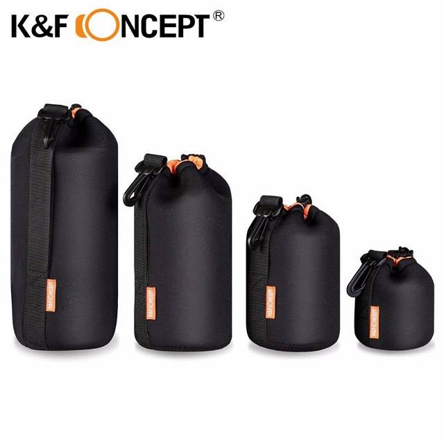 K&F Concept Lens Cases Soft Neoprene Pouch (L)