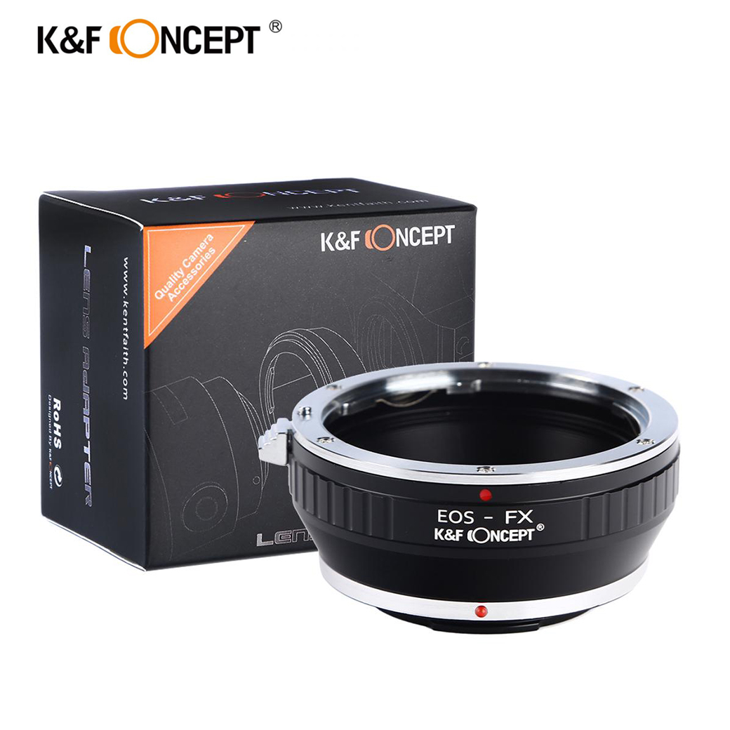 K&F Concept Lens Adapter – Nikon F (AI/AIS/D/E) Lens To Canon EOS R / RF Mount Camera (R5, R6, RP, Etc.)