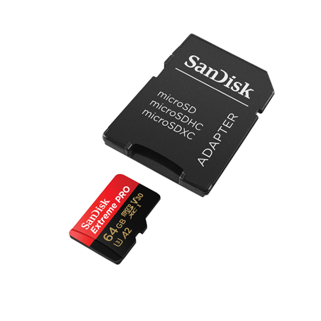SANDISK EXTREME MICRO SDXC UHS-I 64GB CLASS10 170MB/90X WITH ADAPERT