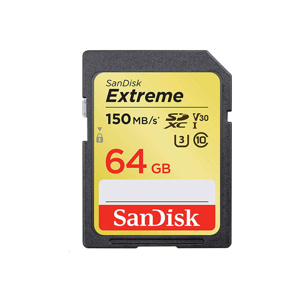 SANDISK EXTREME SDXC 64GB CLASS10 150MB