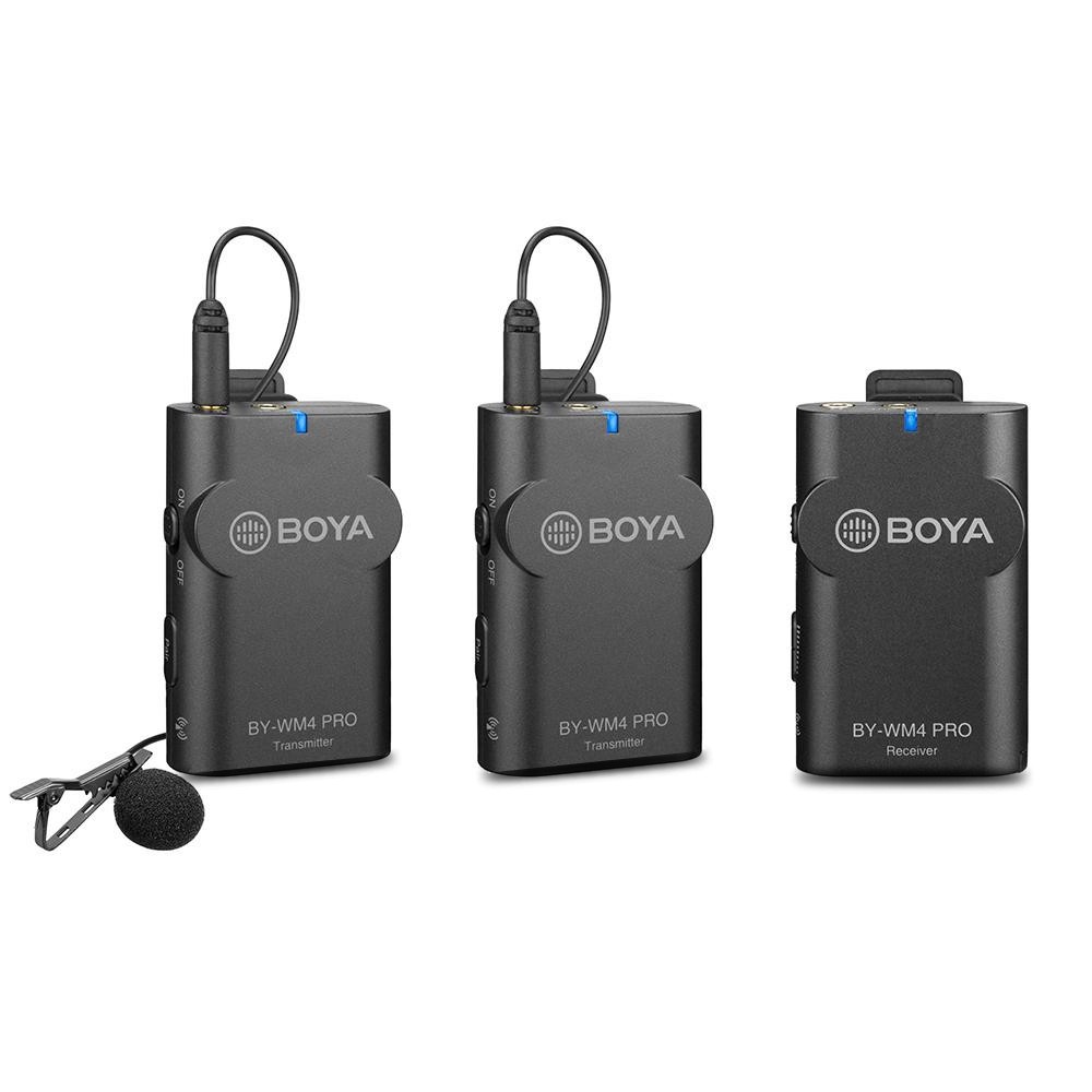 Boya BY-WM4 Pro K2 Dual Wireless Microphone ไมโคโฟนกล้อง