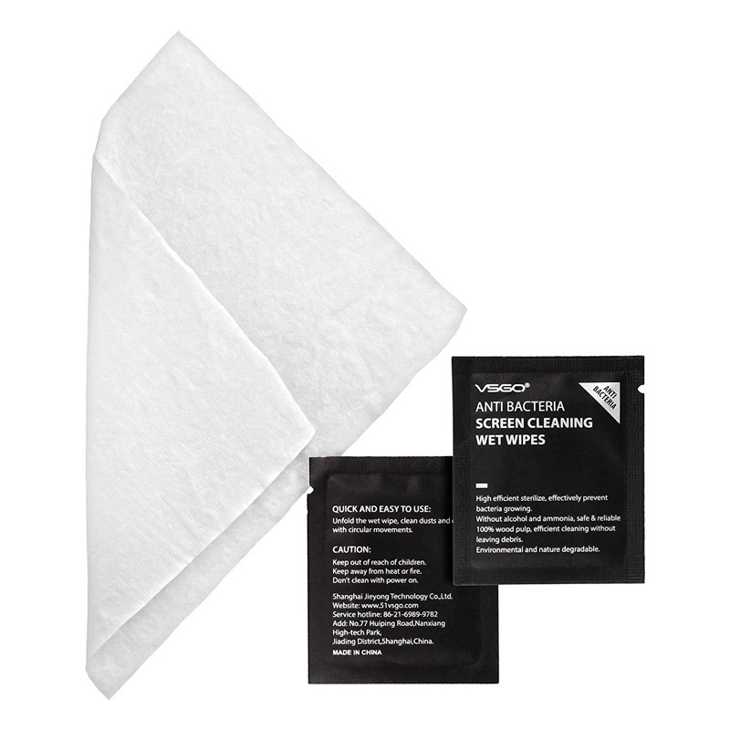 VSGO V-T01E Anti Bacteria Screen Cleaning Wipes ชุดทำความสะอาด