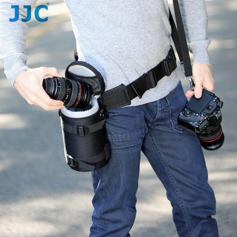 JJC DLP Deluxe Water-Resistant Lens Pouch DLP-4