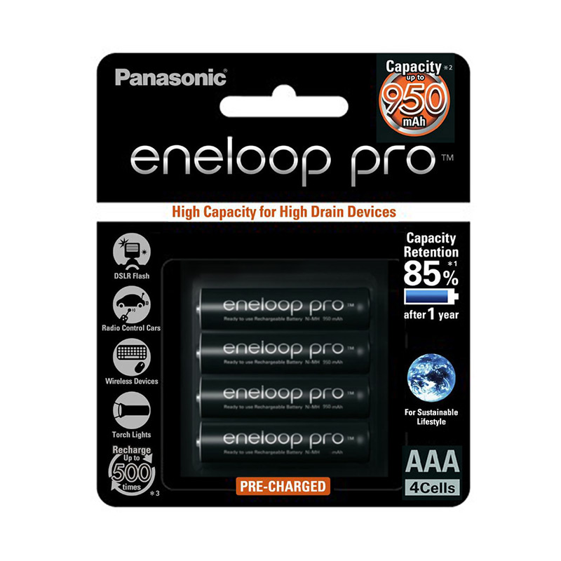 Panasonic Eneloop Pro AAA Pack4 950mAh
