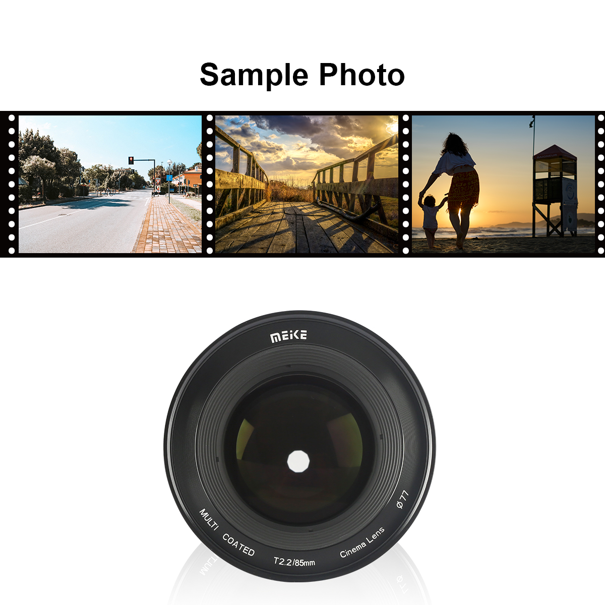 Lens MEIKE 85mm T2.2 Manual Focus Cinema Lens for M4/3