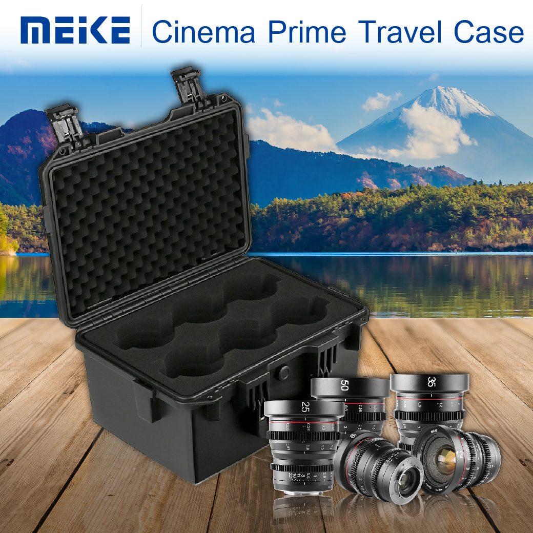 กล่องใส่เลนส์ MEIKE HARD Lens Case For T2.2 Cine Lens Kit