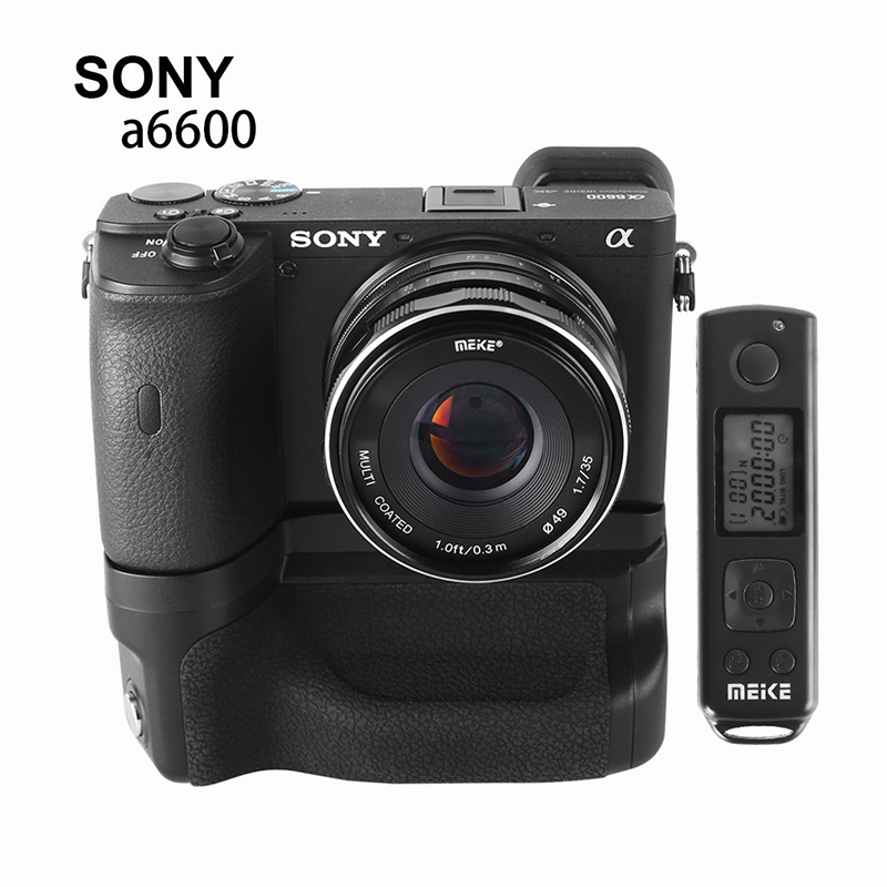 Meike MK-A6600 PRO Built-in 2.4GHZ Remote for Sony A6600