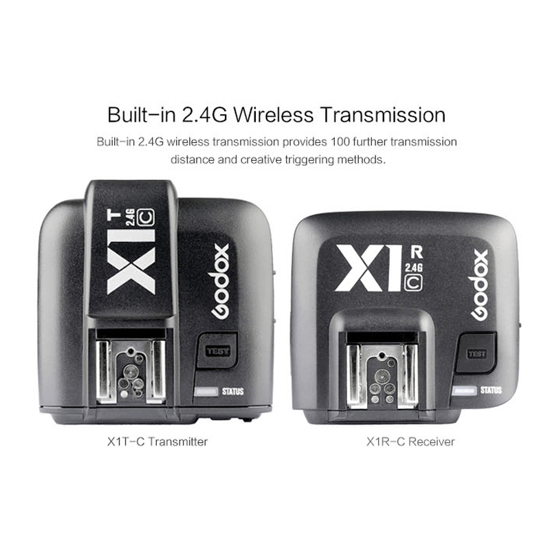 Godox X1T-C TTL Wireless 1/8000S HSS Flash Trigger for Canon (ตัวส่ง)     