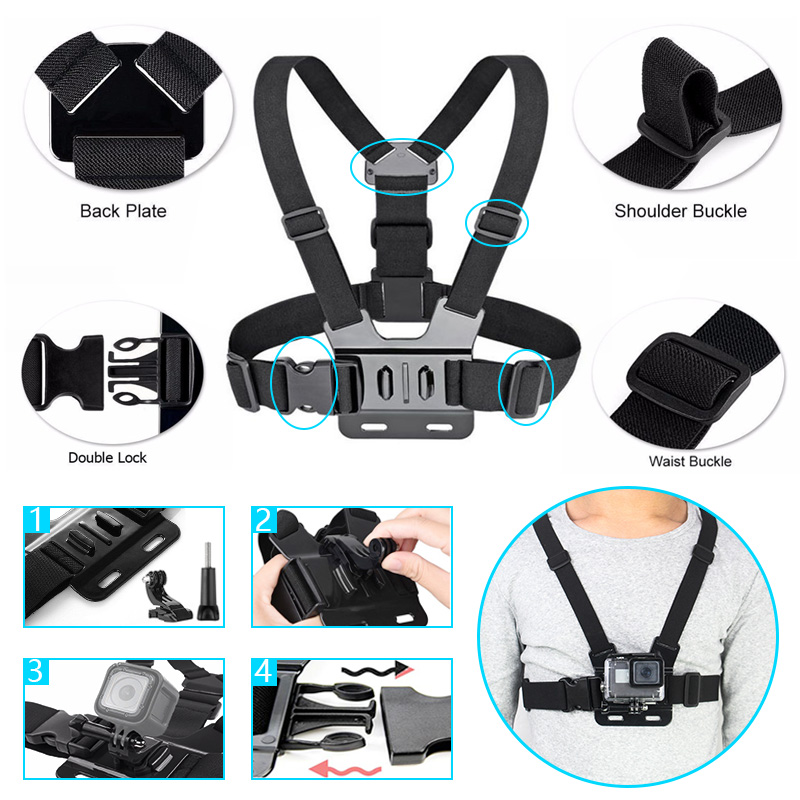 Gopro Accessories kit ชุดอุปกรณ์เสริมกล้องแอคชั่น Gopro (K42)