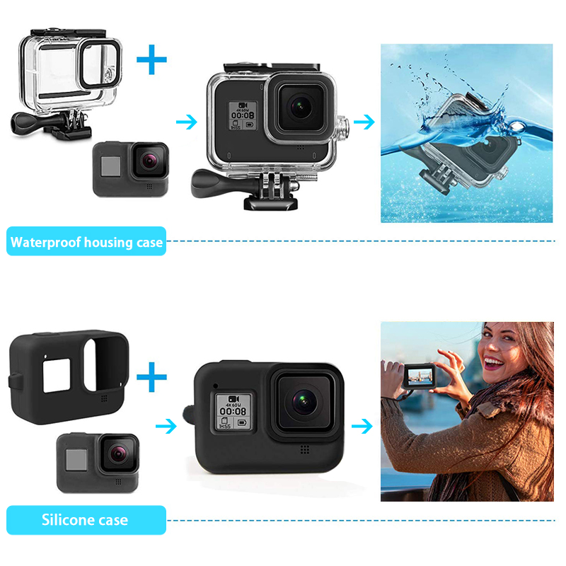 Gopro HERO8 Accessories Kit-2 อุปกรณ์เสริมสําหรับกล้อง Gopro Hero 8 (K43)