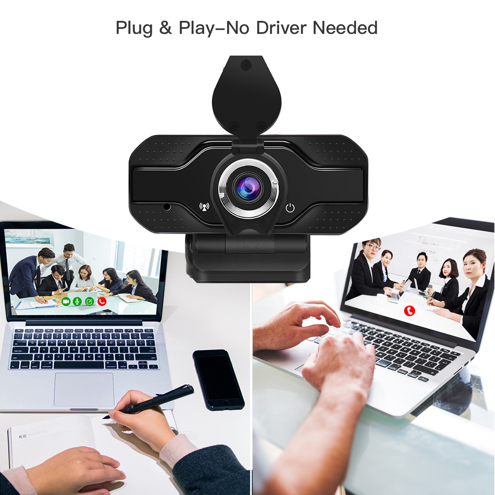 Webcam U1-2.0MP 1080P USB Webcamera Hisilicon chip,support Mircophone