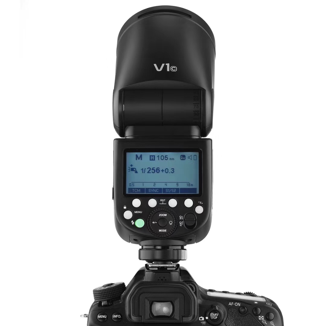 FLASH GODOX V1 TTL (Li-ion Round) Head Camera For Nikon