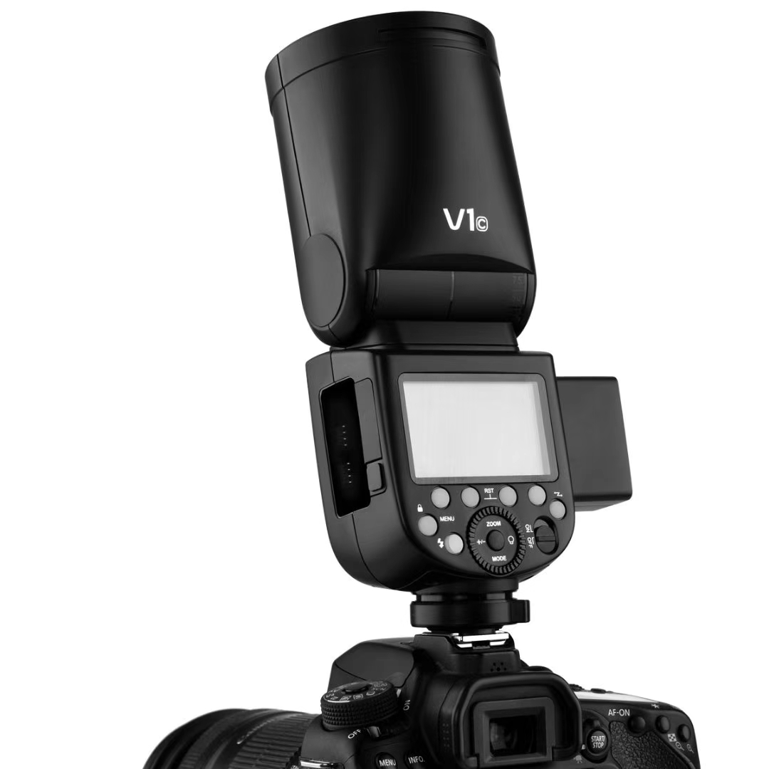 FLASH GODOX V1 TTL (Li-ion Round) Head Camera For Canon