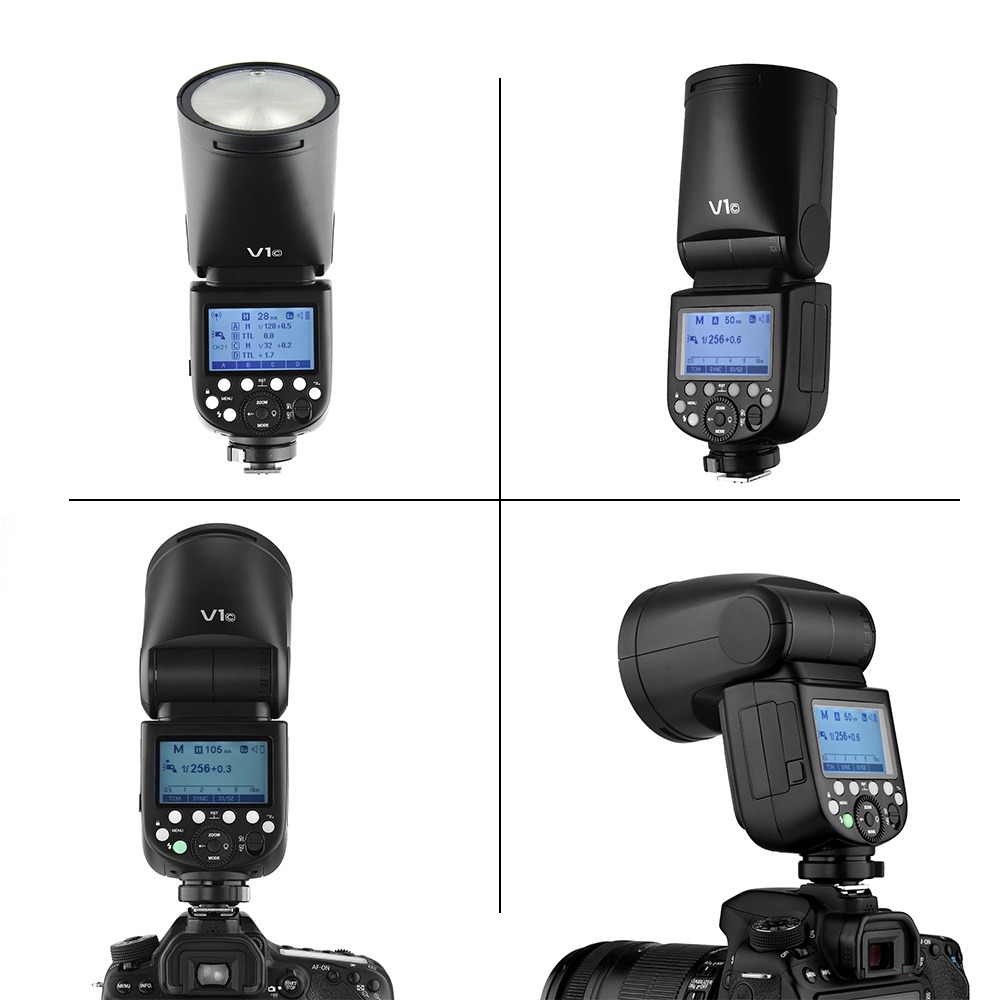 FLASH GODOX V1 TTL (Li-ion Round) Head Camera For Fuji