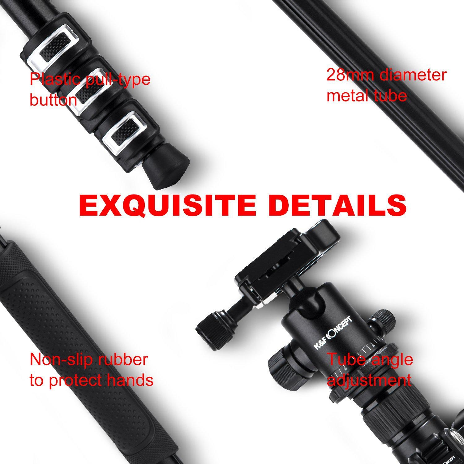 K&F Concept  Tripod (KF09.040) TM2324 II Aluminium Alloy Monopod ขาตั้งกล้อง