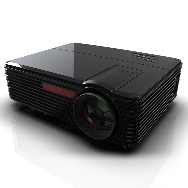 Projector CY5801 Home Cinema HDMI VGA 3000Lumens 4K HD Led Overhead+Projector โปรเจคเตอร์ 