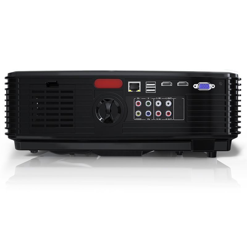 Projector CY5801 Home Cinema HDMI VGA 3000Lumens 4K HD Led Overhead+Projector โปรเจคเตอร์ 